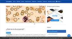 Desktop Screenshot of leucopenia.org