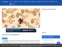 Tablet Screenshot of leucopenia.org