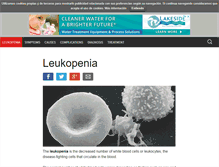 Tablet Screenshot of leucopenia.net